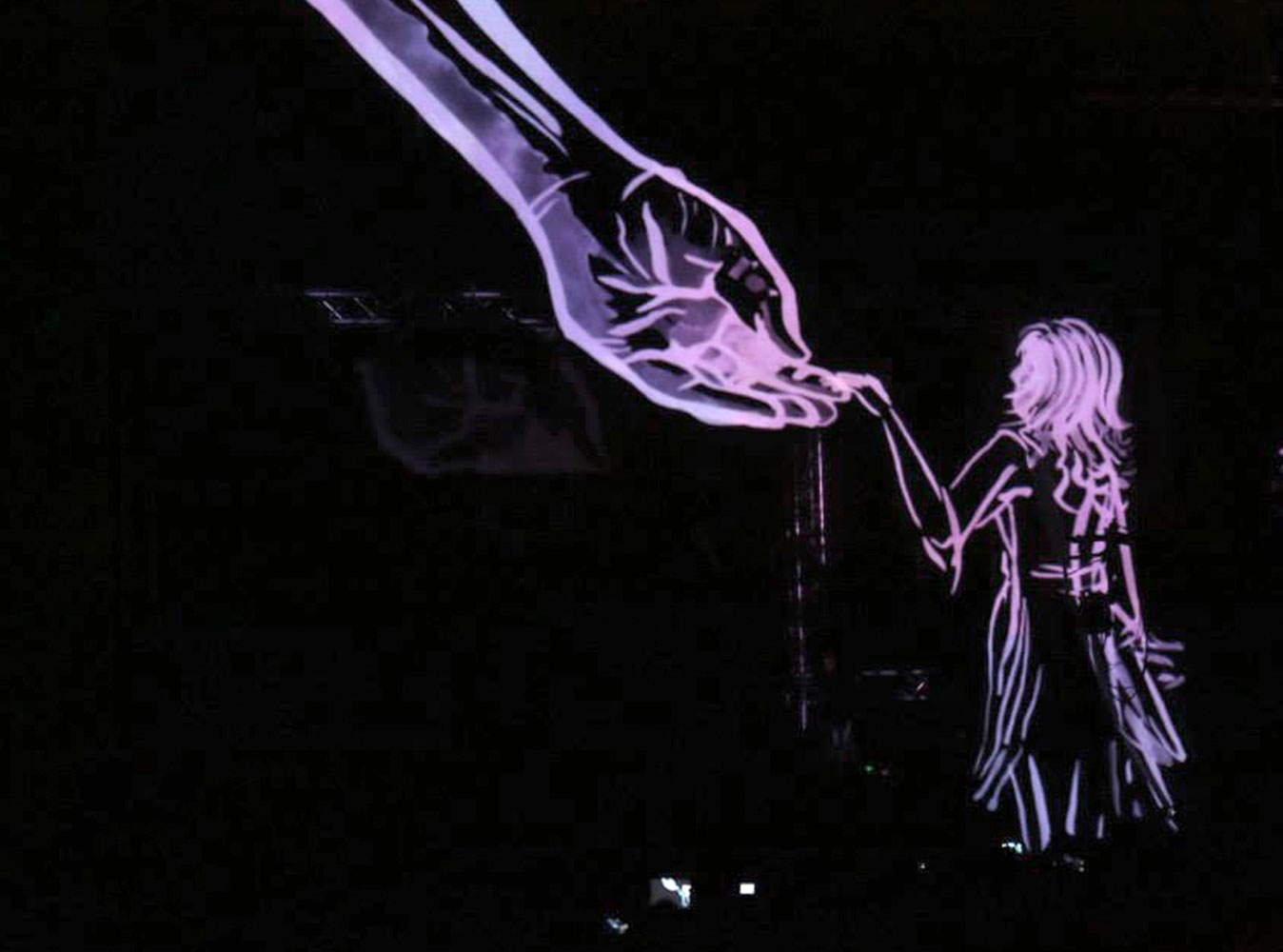 painting video mapping