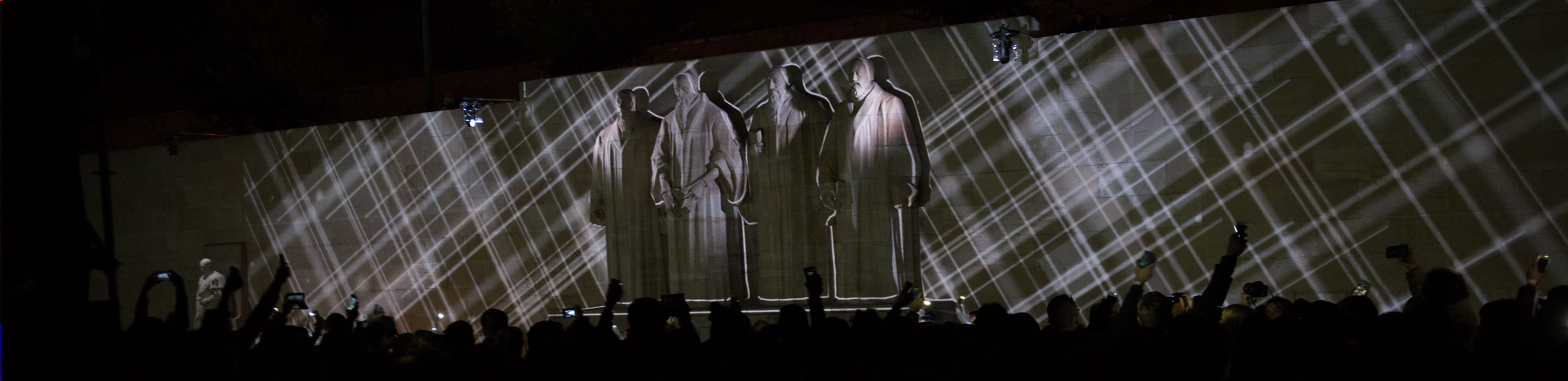 video mapping at Geneva
