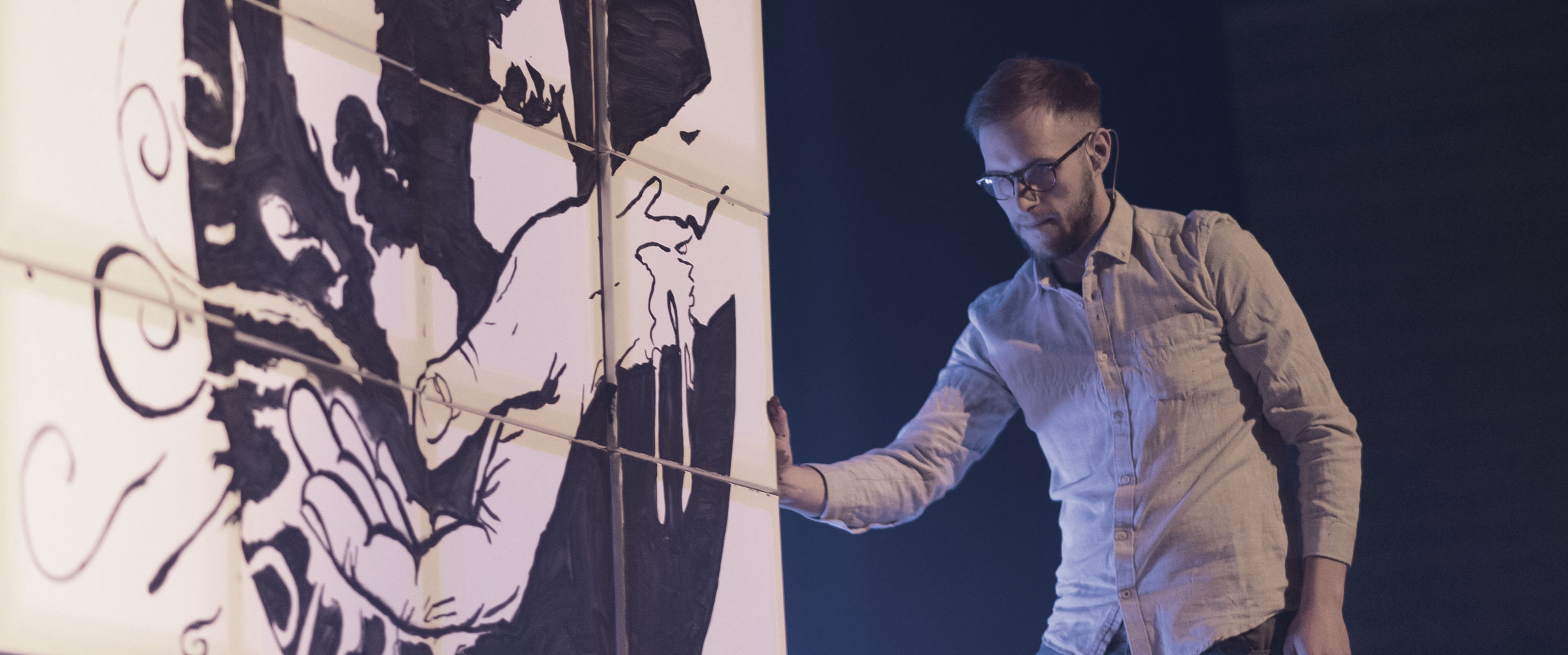 live painting perforer