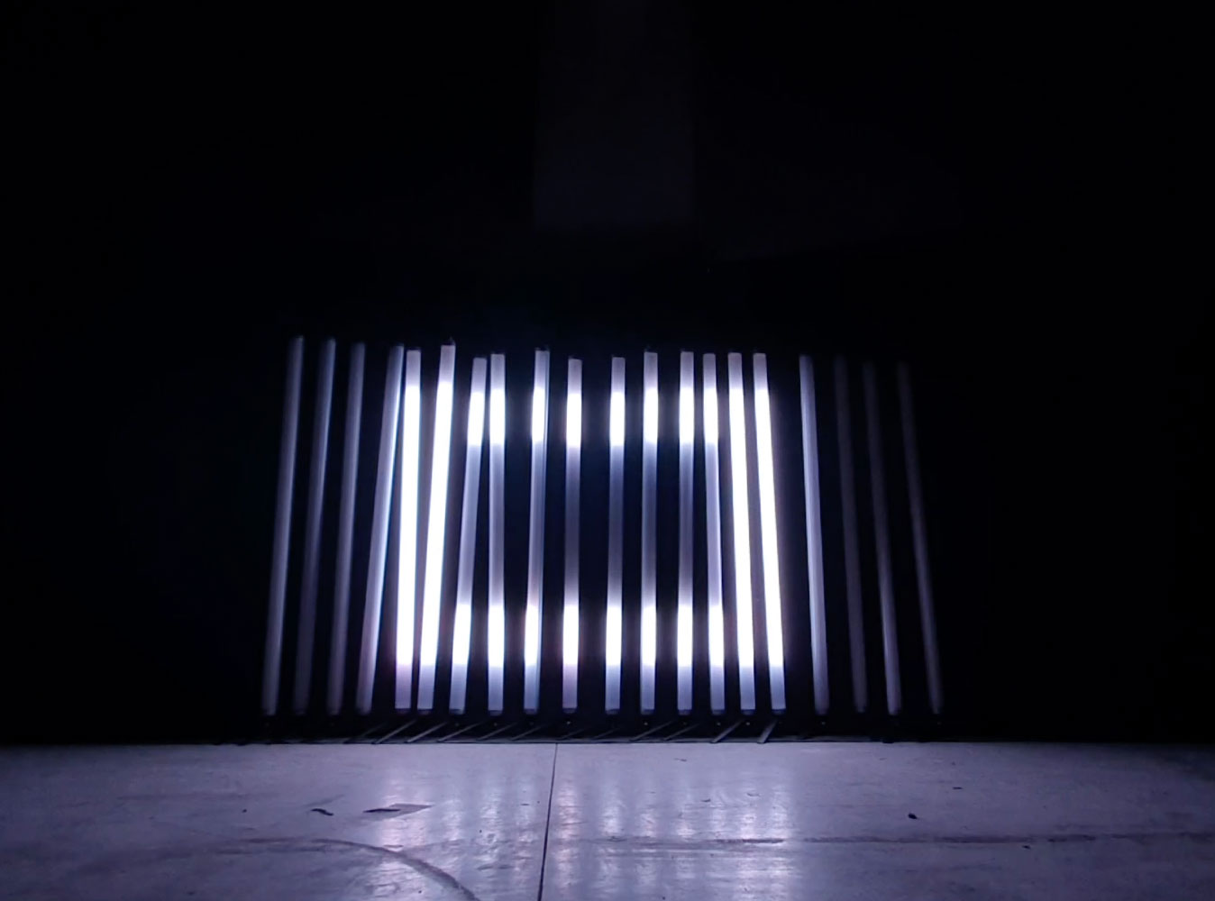 large crowd for video mapping live show